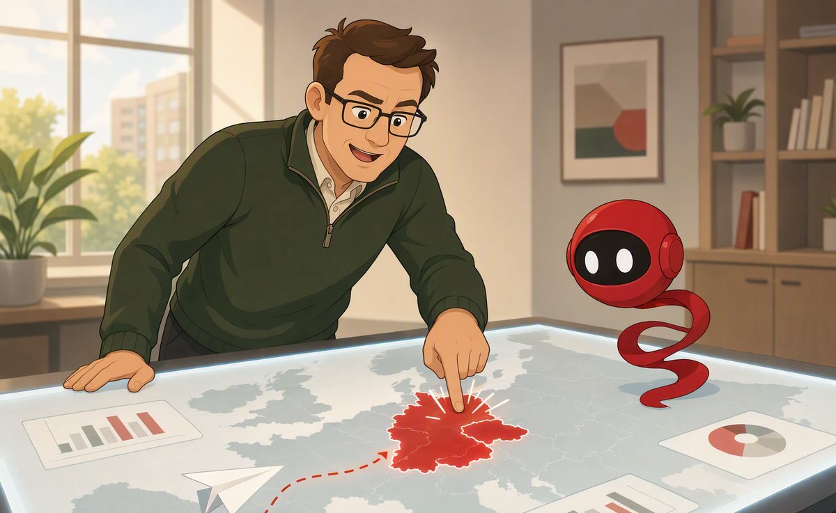 Comic panel P09 — A Real Plan, Not a Welcome PDF