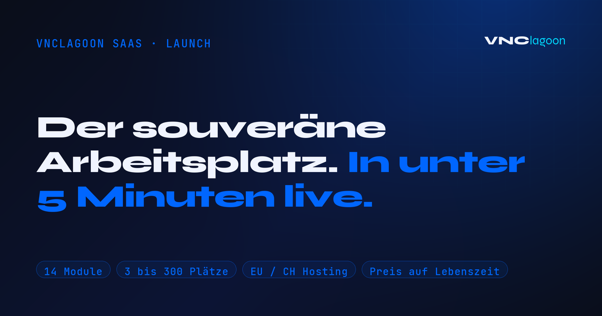 Der souveräne Arbeitsplatz. In unter 5 Minuten live.