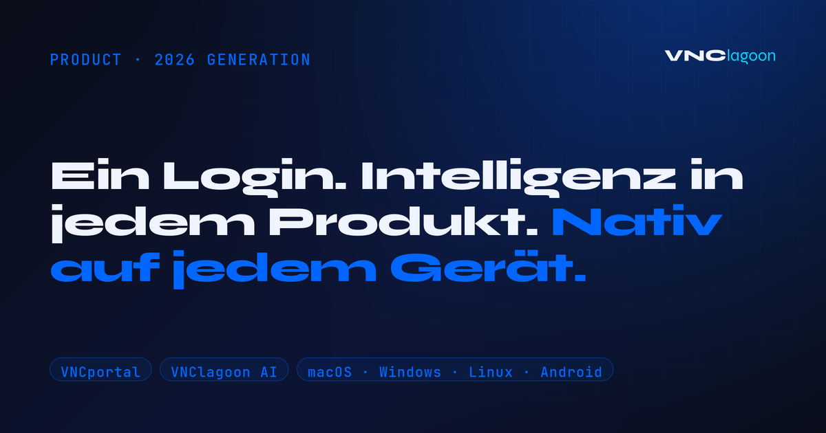 Ein Login. Intelligenz in jedem Produkt. Nativ auf jedem Gerät.