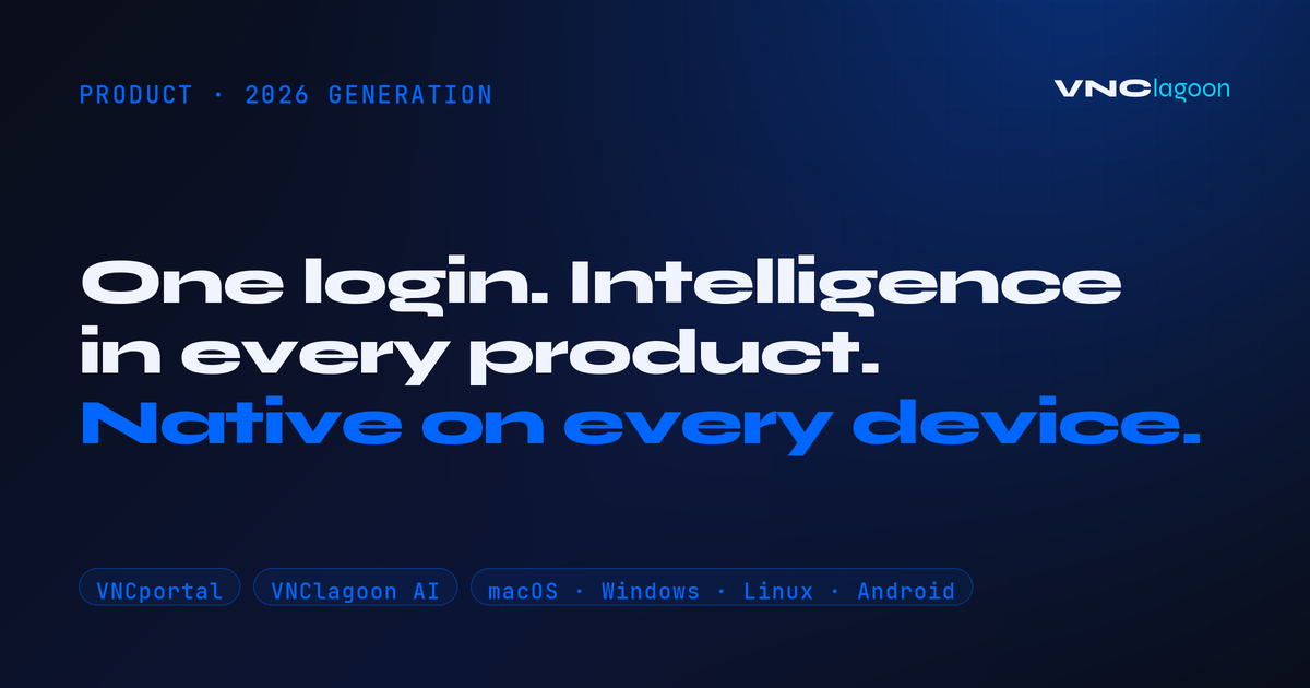 One login. Intelligence in every product. Native on every device.