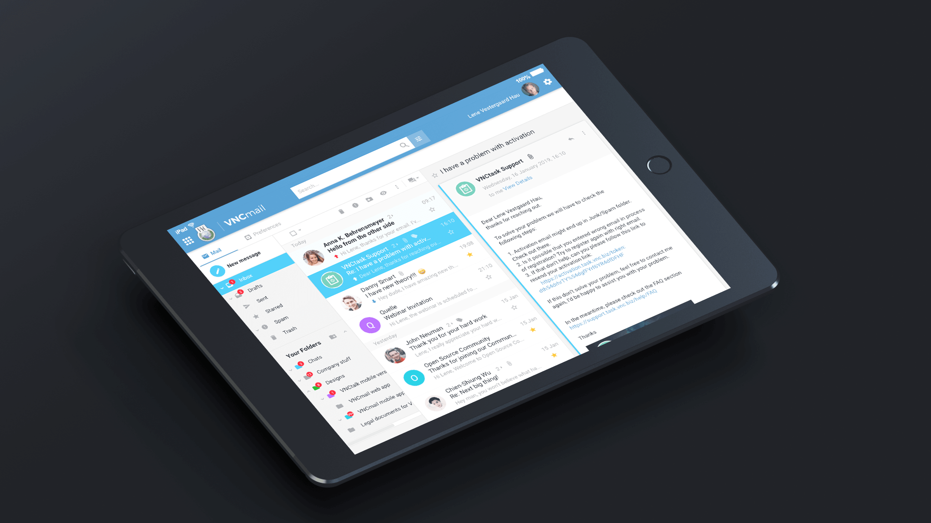 VNCmail mockup tablet landscape VNClagoon