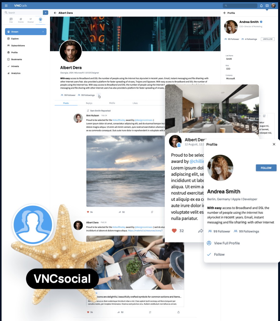 VNCsocial Desktop