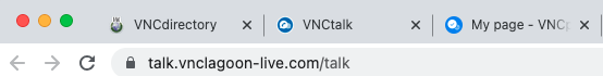 VNClagoon-VNCtalk image, access via direct-link