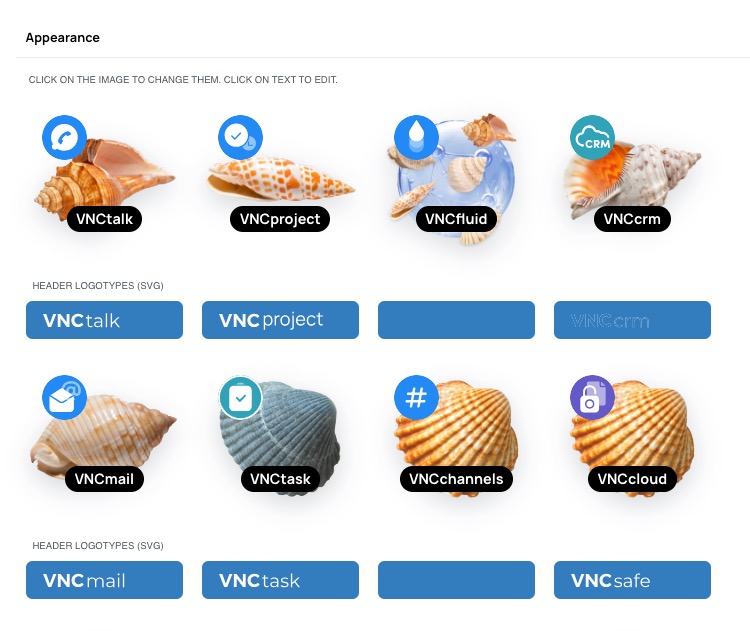 Mit nur wenigen Klicks lassen sich Icons, Logos und Buttontexte austauschen und an Ihr CD/CI anpassen